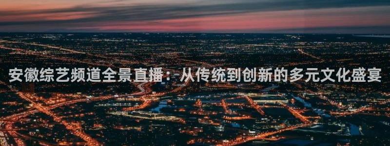 乐球直播官网入口在线观看：安徽综艺频道全景直播：从传统到创新的多元文化盛宴